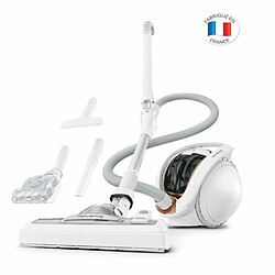 ROWENTA IX7777EA Aspirateur sans fil, Silencieux 69 dB(A), Léger, Puissant jusqu'à 230 AW, Autonomie jusqu’à 90 min, X-Ô 160, Blanc 