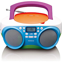 Lenco mini chaine hifi stéréo FM CD MP3 USB Multicolore