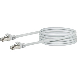 Avis SCHWAIGER CKB6050 052 CÂBLE DE RÉSEAU 5 M CAT6 SF/UTP (S-FTP) BLANC (C