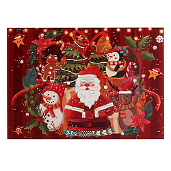 1000 pièces cadeau de noël Puzzle joyeux noël décorations pour la maison avec à la main père noël Puzzle cadeau enfants Puzzles pour adultes 1000 pièce montagne blanche