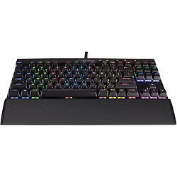 Corsair K65 RGB Rapidfire Clavier USB Italien Noir - Claviers (Mini, avec Fil, USB, Clavier mécanique, LED RGB, Noir) pas cher