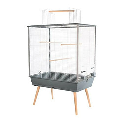 ZOLUX Cage à oiseaux Neo Jili 80 cm gris