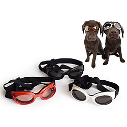 lunettes de protection anti-vent lunettes de soleil anti-vent de mode pour chien de compagnie rouge pas cher