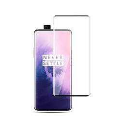 Protecteur écran en verre trempé bord courbé couverture complète 3D transparent pour votre OnePlus 7 Pro