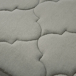 LUUCOZK Tapis de bain antidérapants absorbants à séchage rapide, tapis de décoration de salle de bain-gris-50 x80CM pas cher