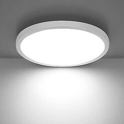 Universal Luminaire Lustre LED 24W 2160lm Facile à installer Plafond Lampe Chambre Moderne Salon(blanche) 