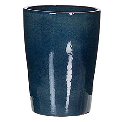 BigBuy Home Vase 37 x 37 x 49 cm Céramique Bleu (2 Unités)