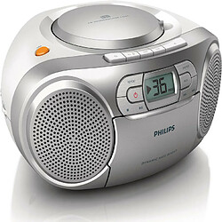 Radio cassette cd portable silver - az127/12 - PHILIPS