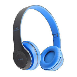 Universal Casque bluetooth sans fil casque casque casque bruit annulation pliable (blanc)