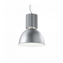 Ideal Lux Suspension Aluminium HANGAR 1 ampoule Coloris : Aluminium Matèriau : Métal Hauteur Min en Cm : 55 Hauteur Max en Cm : 170 Diamètre en Cm : 32 Poids : 1,8 Nombre d'ampoules : 1 Type d'ampoule : E27 Ampoules