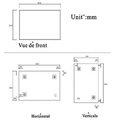 Acheter Miroir de salle de bain 30x45cm (LxH)