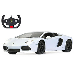 JAMARA Voiture télécommandée Lamborghini Aventador 1:14 Blanc