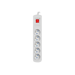 Natec Surge protector Bercy 400 1,5m 5 sockets grey