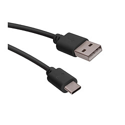 Forever Câble de Charge et de Transfert de Donnée USB-A Vers USB-C 1A 1M Noir