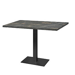 Restootab Table 120x70cm - modèle Milan marbre samas