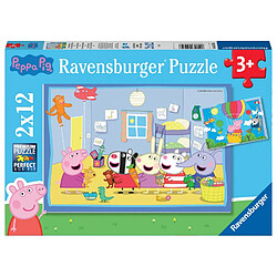 Ravensburger Puzzles 2x12 p - les aventures de peppa pig 