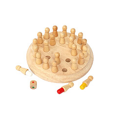 Memory Chess Toy,jeu de puzzle,d'échecs en bois Jouet,Classique Jeu d'échecs,Intelligence Jouet,Jouet enfants,couleur Mémorisation Jouet,jouet éducatif