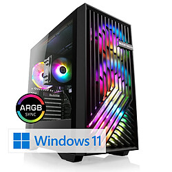 CSL-Computer Gaming PC M10940H PC Gaming CSL M10940H, AMD Ryzen 7 7700 (8x 3800 MHz), AMD Radeon Graphics, 16 Go DDR5 RAM, M.2 SSD 1000 Go, Windows 11 Famille