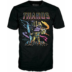 Ludendo Figurine POP&Tee Thanos Blacklight Et T-Shirt L Marvel Avengers Endgame