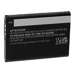 vhbw Batterie remplacement pour Doro DBX-1350A pour smartphone senior (1200mAh, 3,7V, Li-ion)