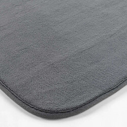 Douceur D'Interieur Tapis contour WC Berkeley - 45 x 45 cm - Gris anthracite pas cher