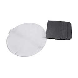 vhbw Lot de filtres, Filtres à charbon actif + filtres en papier pour friteuse Fritteuse DeLonghi F28 et D28 Serie remplace 5512510041