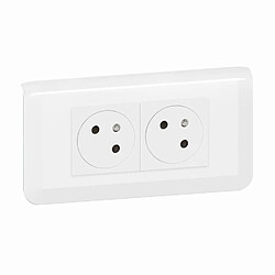 Legrand Kit 2X2P+T Encastre Blanc