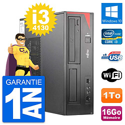 PC Fujitsu Esprimo E520 DT Intel i3-4130 RAM 16Go Disque Dur 1To Windows 10 Wifi · Occasion 