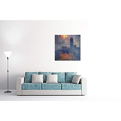 ArtPlaza AS91852 Panneau Décoratif Bois, Multicolore, 70 x 1,8 x 70 cm