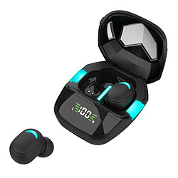 casque bluetooth sans fil de jeu avec micro Jeu d'écouteurs sans fil Bluetooth 5.1 casque stéréo intégré micro avec basses profondes pour le sport affichage numérique LED étanche