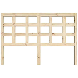 Avis Maison Chic Tête de lit scandinave pour lit adulte,Meuble de chambre 145,5x4x100 cm Bois massif de pin -MN71511