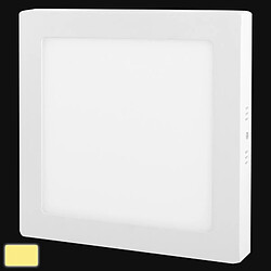 Wewoo Dalle LED Lumière carrée blanche chaude de 18W LED, flux lumineux: 1480lm, taille: 22.5cm x 22.5cm x 3.5cm 