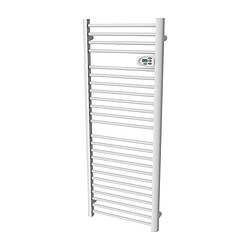 Chauffage sèche-serviette inertie sèche 750W - blanc - Voltman 