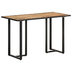 vidaXL Table à manger 120 cm Bois de manguier brut