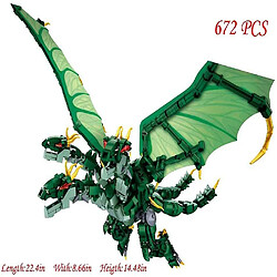 Avis Universal Godzilla 2 Monstres Roi Puzzle Assemblage Blocs Ensemble Jouets (Guidora)