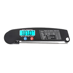 Thermomètre numérique à lecture instantanée thermomètre à viande testeur de température de cuisson des aliments avec rétro-éclaira234