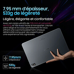 4G Tablette Tactile Blackview Tab 16 Tablette PC 11 pouces FHD+ 8Go+256Go-SD 1To 13MP+8MP 7680mAh Android 12 Dual SIM-Certifié TÜV-PC mode WIFI BLuetooth FM OTA GPS- Gris pas cher