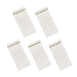 5pcs bloc-notes collants bloc-notes bloc-notes signet papier autocollants bloc-notes ligne de papeterie