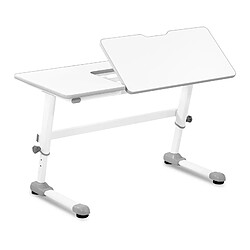 Helloshop26 Bureau enfant réglable - 120 x 66 cm - inclinaison : 0 - 50° - hauteur : 600 - 760 mm 14_0005976 