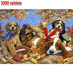 Universal 1000 pièces amusant chien animal de compagnie portrait puzzle puzzle 