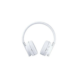 Casque audio sans fil Bluetooth Happy Plugs Play Over Ear Blanc 