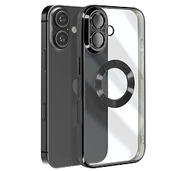 Avizar Coque Série Glam pour iPhone 16 Plus Antichoc Noir 