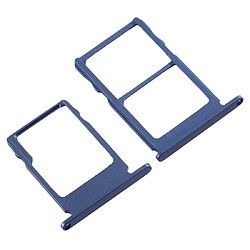 Acheter Wewoo Tiroir pour carte SIM Plateau SIM + SIM + Micro SD Nokia 5 / N5 TA-1024 TA-1027 TA-1044 TA-1053 Bleu