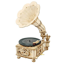 RedMiter Puzzle 3D Mécanique Boîte Gramophone Classique 424 pièces 