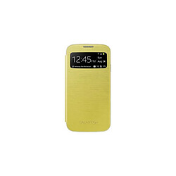 BIGBEN Etui à rabat à zone transparente Samsung EF-CI950J jaune pour Galaxy S4 I9500