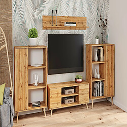 HT MEUBLES Meuble TV style scandinave FLINT TV