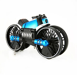 Universal 2 In 1 Remote Control Drone Deformed Motorcycle(Bleu) 