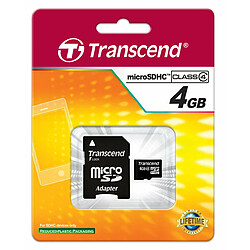 Transcend 4 GB microSDHC Class