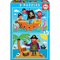 Ludendo 2 puzzles de 20 pièces Pirates