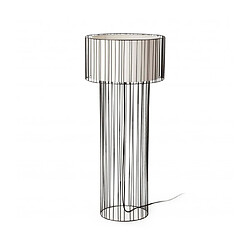 faro Lampadaire noir Linda 1 ampoule